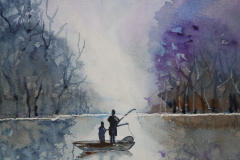 angler-aquarell-30x40cm