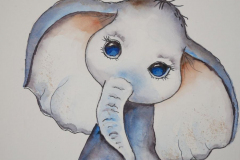 babyelefant-aquarell-30x40cm