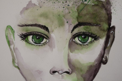 Frauenportrait-4-Aquarell-30x40cm