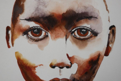 Frauenportrait-5-Aquarell-30x40cm
