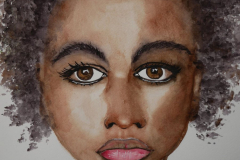 Frauenportrait-6-Aquarell-30x40cm
