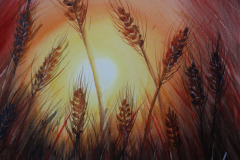 Getreide-Aquarell-30x40cm