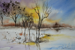 Landschaft-Aquarell-30x40cm
